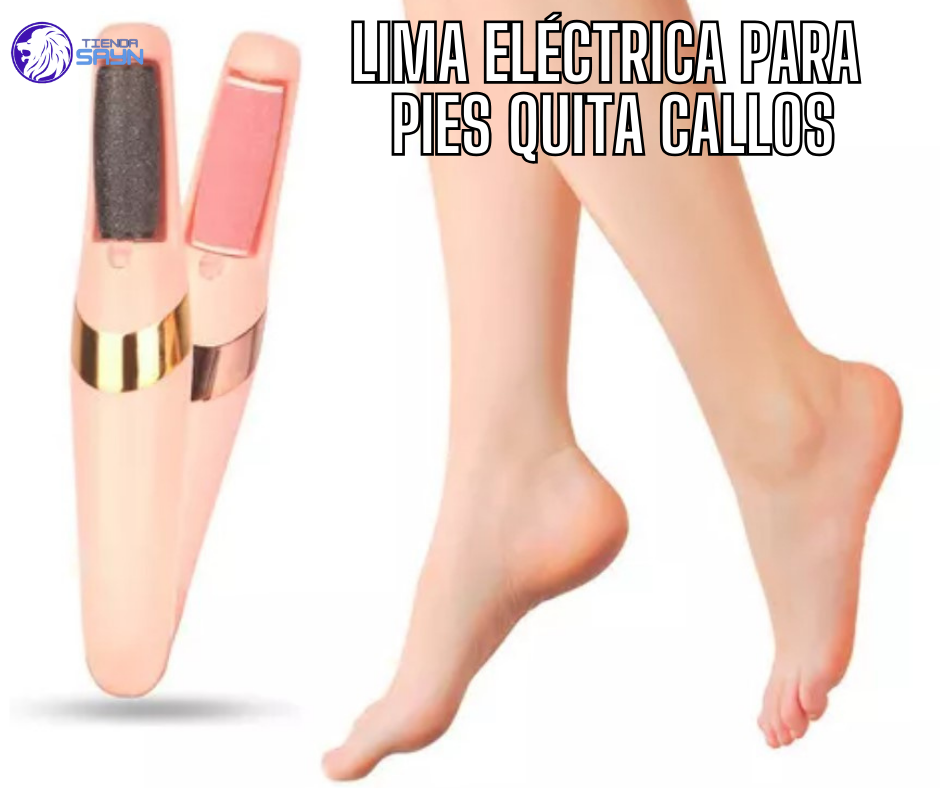 LIMA ELÉCTRICA PARA PIES QUITA CALLOS